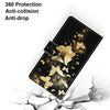 For Alcatel 1SE 2020 Coloured Drawing Cross Texture Horizontal Flip PU Leather Case with Holder & Card Slots & Wallet & Lanyard(Golden Butterfly Group)
