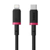 Baseus Dura Series USB-C / Type-C to 8 Pin 20W Fast Charging Cable, Length:1m(Red Black)