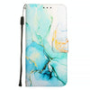 For Asus ROG Phone 8 PT003 Marble Pattern Flip Leather Phone Case(Green)