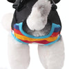 Pet Front Backpack Carrier, Rainbow, M, Breathable Canvas