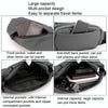HAOSHUAI 1100-20 Men Waist Bag Outdoor Running Mobile Phone Bag(Dark Blue)