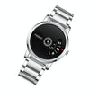 FNGEEN S230 Men Non-Pointer Quartz Watch(White Steel Black Surface)