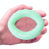 MAXSOINS MXO-009898 Silicone Finger Exercise Grip Device Olive Shape Rehabilitation Finger Pinch Device, Specification: 60LB(Jade)