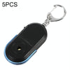 Wireless Key Finder with LED & Whistle Alert (Blue)
