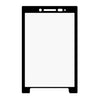 0.3mm 9H Surface Hardness 2.5D Silk-screen Full Screen Tempered Glass Film for BlackBerry KEY2(Black)