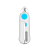 Pet Nail Clippers with LED Light, Blue - Cat & Dog Nail Trimmer