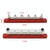 CP-3123 RV Yacht 150A High Current Single-row 4-way Busbar with 6pcs Terminals