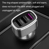 QIAKEY GT780 3 USB Ports Fast Charge Car Charger(Black)