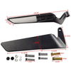 1pair Motorcycle Modification Accessories Invisible Wing Mirror Motorcycle Universal Adjustable Rearview Mirror(Black)