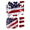 US Flag Pattern 4D Imitation Carbon Fiber PVC Water Resistance Sticker Kit for DJI Phantom 3 Quadcopter & Remote Controller & Battery