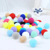 30 Pack Colourful Plush Balls - Cat Toys Kitten Toys - 3cm Soft Play Balls