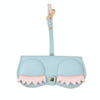 Cute And Funny PU Sunglasses Case Portable Glasses Case With Hanging Buckle, Colour: Eyelashes