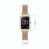 LOANIY HT2 1.28 Inch Heart Rate Detection Pedometer Smart Watch, Color: Gold Steel