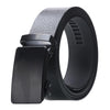 Dandali Men Automatic Buckle Belt Casual Comfort Belt, Length (cm): 125cm(Black Surface Style)