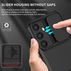 For Samsung Galaxy S24 FE 5G Stereoscopic Holder Sliding Camshield Phone Case(Black)