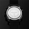 SANDA 361 Fashionable Night Light Sports Children Electronic Watch Multi Functional Personality Night Light Men Waterproof Watch(Black)