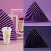 69x39cm Photo Props Hard Cardboard Folding Fan Photography Background Folded Paper(16 Silver Gray)