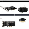 Dual-port 2.5G Gigabit Network Adapter Desktop 8125BG Chip Ethernet Server Network Adapter ESXi Diskless PXE