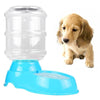 3.5L Blue Pet Waterer Automatic Dog Cat Feeder Gravity Dispenser