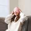 Gel Ice Hood Cooling Eye Mask Hot and Cold Compress Headband for Headache, Spec: Double-layer (Gray)