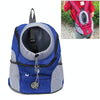 Dog Carrier Backpack, Large Blue, Breathable Mesh, Holds 25kg