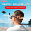 For DJI Avata Goggles 2 STARTRC Headband Elastic Straps(Blue)