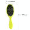 Soft Women Hair Brush Salon Hairstyles Comb Wet Dry Scalp Massage Brushes(Yellow)