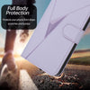 For Samsung Galaxy A26 5G Triangle Pattern Buckle Clasp Leather Phone Case(Light Purple)