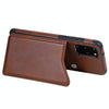 For Galaxy S20 Plus Calf Texture Horizontal Flip Leather Case with Holder & Card Slots & Frame(Coffee)