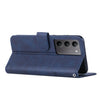 For Realme C75 / V60 Pro Stitching Calf Texture Buckle Leather Phone Case(Blue)