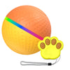 O3 Smart Pet Toy Ball 8.5cm, Remote Control, Luminous, Rechargeable, Yellow/Orange