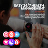 Zeblaze Btalk 3 Plus 1.39 inch Screen Fitness & Wellness Smart Watch Supports Voice Calling(Purple)