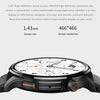 J45 1.43 inch BT5.1 Smart Sport Watch, Support Sleep / Heart Rate / Blood Oxygen / Blood Pressure Health Monitor(Black)
