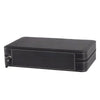 12 Bit Zipper Watch Box Storage Display Box PU Zipper Bag Watch Box(Black)
