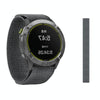 For Garmin Fenix 6 22mm Knitted Nylon Loop Watch Band(Grey)