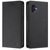 For Samsung Galaxy XCover 6 Pro RC01 Dual-Folded Magnetic Suction RFID Leather Phone Case(Black)