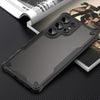For Samsung Galaxy S25 Ultra 5G Armor Glaze PC Hybrid TPU Phone Case(Black)
