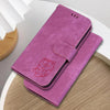 For Realme 13+ Global Little Tiger Embossed Leather Phone Case(Rose Red)