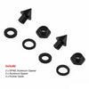 Car Rear Window Fitting Rear Glass Pillar Kit  for 1992-1995 Honda Civic EG