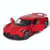 1:32 Alloy Sports Car Model With Sound And Light Boy Toy Car Decoration(Bright Red)