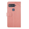 For Asus Smartphone for Snapdragon Insiders Y Stitching Horizontal Flip Leather Phone Case(Rose Gold)