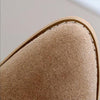 Women Shoes Suede Boots Pointed High Heels, Size:37(Camel)