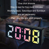3806C LED Electronic Home Living Room Desktop Clock Perpetual Calendar Digital Tabletop Clock