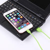 HAWEEL 1m High Speed 35 Cores 8 Pin to USB Sync Charging Cable for iPhone, iPad(Green)