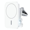 adj-987 15W Magsafe Magnetic Car Air Outlet Wireless Charger with LED Indicator(White)