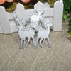 2 PCS Three Christmas Deer Carbon Steel Embossing Cutting Dies