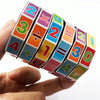 20 PCS Plastic Cylindrical Rotating Digital Magic Cube Children Puzzle Toys