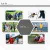 Folding Adjustable Crutch / Walking Stick with Compass, Height: 0.5-1.1m (Random Color Delivery)