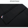 Men Casual Suit Self-cultivation Business Blazer, Size: XXXL(Black)