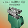 Men Reciprocating 3-Blade Rechargeable Shaver Washable Portable Beard Razor(Black)